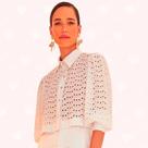 Blusa Cropped de Laise - Moda Casual Chic Blusa Cropped de Laise - Moda Casual Chic