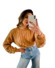 Blusa cropped de tranças outono/inverno SKU 325