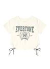Blusa cropped em cotton infantil menina Young Class