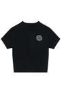 Blusa cropped em ribana class infantil menina Young Class
