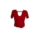 Blusa Cropped Fem Vermelho Dzarm