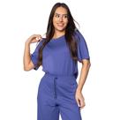 Blusa Cropped Feminina Bruna e Bia Vicenza Azul