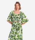 Blusa Cropped Feminina Estampada Endless Verde Blusa Cropped Feminina Estampada Endless Verde