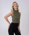Blusa Cropped Feminina Halter Neck Gola Alta Marisa-15025