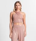 Blusa Cropped Feminina Transpassada Endless Unica Blusa Cropped Feminina Transpassada Endless Unica