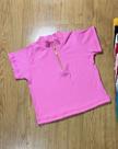 Blusa Cropped Feminino Manga Curta Com Zíper