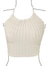 Blusa Cropped Frente Única Trança Feminina - Katlen