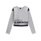 Blusa cropped Infantil menina Ref 40842