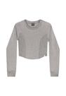 Blusa Cropped Juvenil em Molecotton Gloss