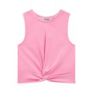 Blusa Cropped Lilimoon em Canelado na cor Off White