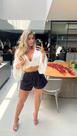 Blusa cropped manga longa branco