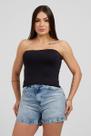 Blusa Cropped sem alça - Attitude