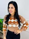 Blusa Cropped Tricot Mousse 924