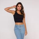 Blusa Cropped Um Ombro Só