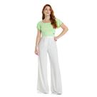 Blusa Cropped Viscose Elastano Bright Girls Ref. B2927