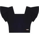 Blusa Cropped Viscose Elastano Bright Girls Ref. B2927
