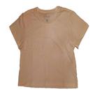 Blusa croppede mc basic+, em malha algodão, ref r047 marrom m