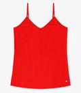 Blusa De Alça Feminina Ribana Canelada Rovitex Laranja