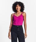 Blusa De Alça Feminina Ribana Canelada Rovitex Roxo Blusa De Alça Feminina Ribana Canelada Rovitex Roxo