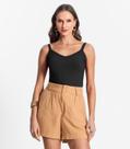 Blusa de Alça Feminina Select Preto Blusa de Alça Feminina Select Preto