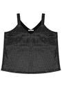 Blusa De Alça Plus Size Em Lantejoula Glow Secret Glam