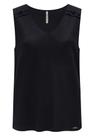 Blusa De Alças Com Decote V Em Viscose Responsável Lunender - Estilo Sofisticado e Confortável