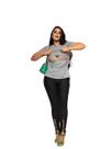 Blusa de amamentação manga curta visco lycra Blusa de amamentação manga curta visco lycra