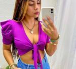 Blusa de cetim