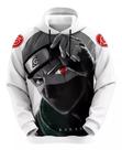 Blusa De Frio Agasalho Moletom Kakashi Mangekyou Naruto Akatsuki