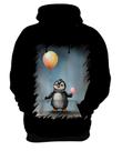 Blusa de Frio Bebê Pinguim com Balões Crianças 14
