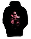 Blusa de Frio Bruxa Halloween Rosa 10 Blusa de Frio Bruxa Halloween Rosa 10