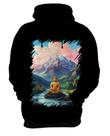 Blusa de Frio Buda Anime Desenho Budismo Buda 3 Blusa de Frio Buda Anime Desenho Budismo Buda 3