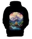 Blusa de Frio Buda Anime Desenho Budismo Buda 4 Blusa de Frio Buda Anime Desenho Budismo Buda 4
