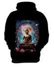 Blusa de Frio Buda Universo Lótus Imortalidade 3 Blusa de Frio Buda Universo Lótus Imortalidade 3