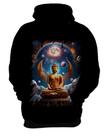 Blusa de Frio Buda Universo Lótus Imortalidade 8 Blusa de Frio Buda Universo Lótus Imortalidade 8