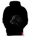 Blusa de Frio Cachorro Lindo Flat coated Retriever Dog 1
