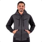 Blusa De Frio Casaco Com Ziper E Capuz Moletom Unissex
