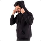 Blusa De Frio Casaco Com Ziper E Capuz Moletom Unissex