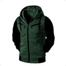 Blusa De Frio Casaco Com Ziper E Capuz Moletom Unissex Blusa De Frio Casaco Com Ziper E Capuz Moletom Unissex