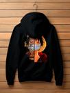 Blusa de Frio Casaco Moletom Canguru Flanelado One Piece Anime Monkey D Luffy Chapéu de Palha Envio