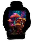 Blusa de Frio Cogumelos Psicodélicos Coloridos 2