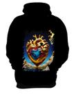 Blusa de Frio Coração de Ouro Líquido Gold Heart 4
