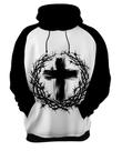 Blusa de Frio Cruz Cristã Jesus Cristo Espinhos 1