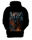 Blusa de Frio Dragão Dragon Chamas Infernal Fogo 2