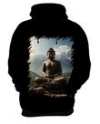Blusa de Frio Estátua de Buda Iluminado Religião 3 Blusa de Frio Estátua de Buda Iluminado Religião 3