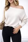 Blusa de Frio Feminina Oversized Manga Morcego Gola Ampla Soltinha Tricot Inverno