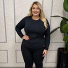 Blusa de Frio Feminina Térmica Peluciada Plus Size Inverno