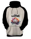 Blusa de Frio Flor de Lótus Budismo Buda Religi o 1 Blusa de Frio Flor de Lótus Budismo Buda Religi o 1