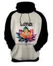 Blusa de Frio Flor de Lótus Budismo Buda Religi o 2