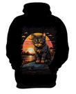 Blusa de Frio Gatinho no Pôrdo Sol Sunset 12